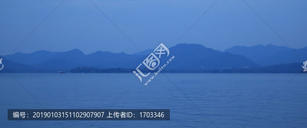 杭州西湖山水裝飾畫