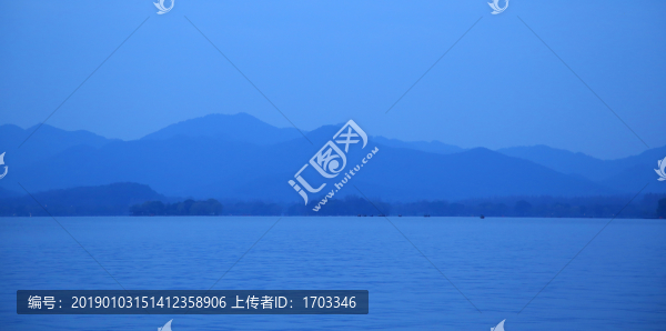 杭州西湖山水裝飾畫