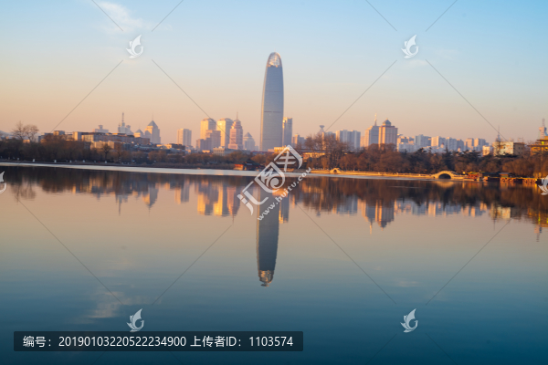 大明湖朝霞22