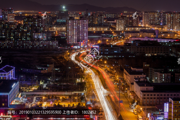 北京城市夜景