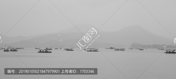 西湖山水畫(huà)