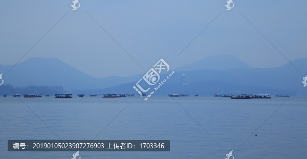 西湖山水畫