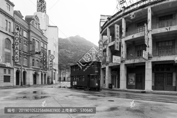 老上海民國(guó)建筑街道