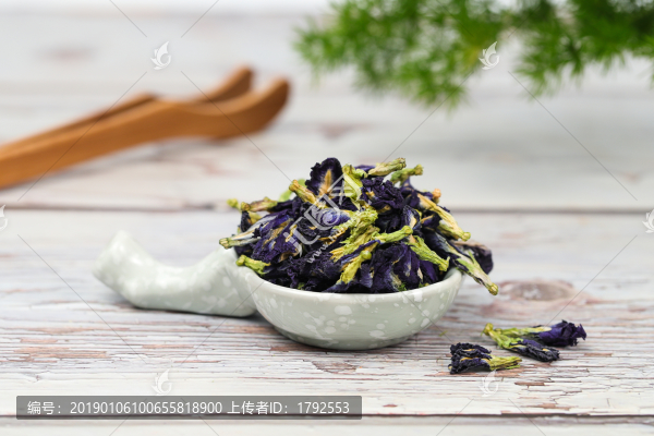 蝶豆花