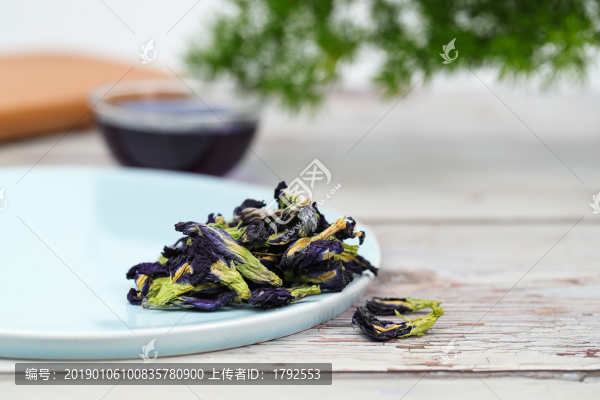 蝶豆花花茶