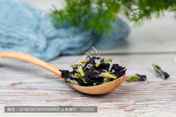 蝶豆花花茶
