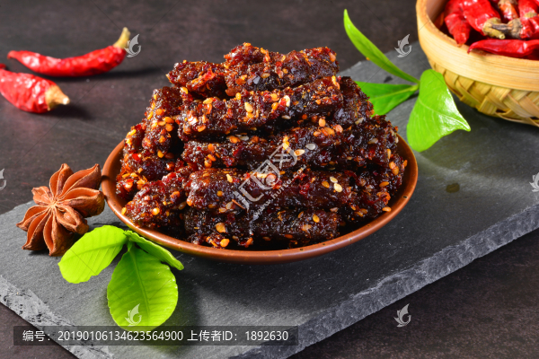 麻辣牛肉條高清圖