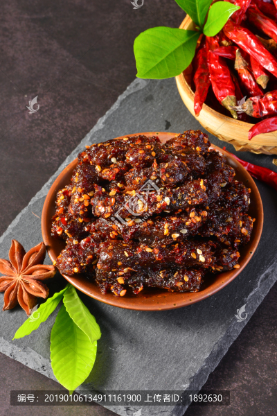 麻辣牛肉條高清圖
