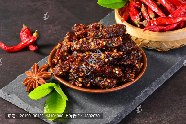 麻辣牛肉條高清圖