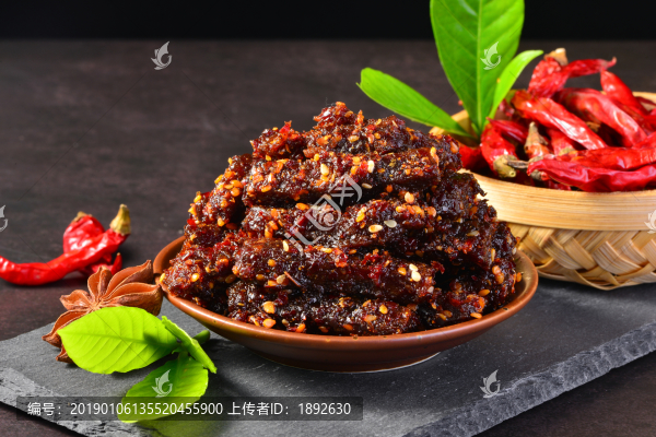 麻辣牛肉條高清圖