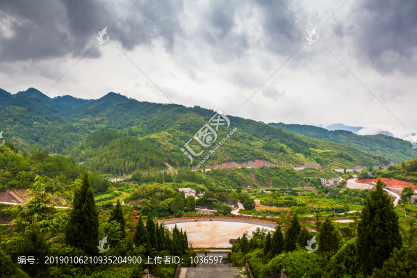 青杠坡戰(zhàn)斗遺址山巒