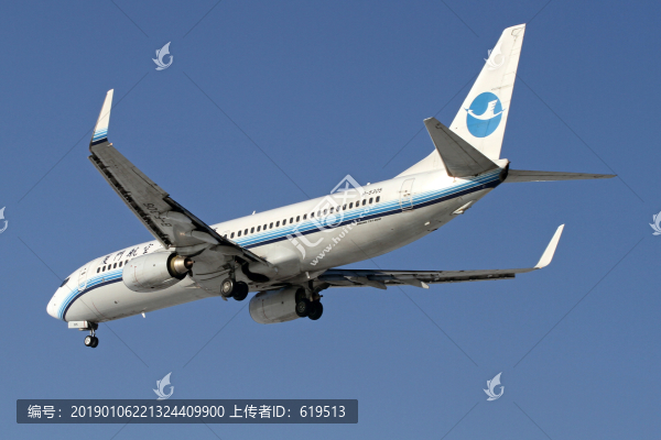 廈航飛機降落