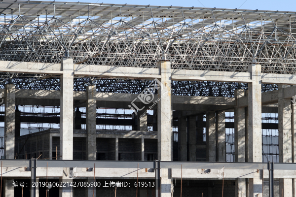 建設(shè)中的丹東機(jī)場新航站樓