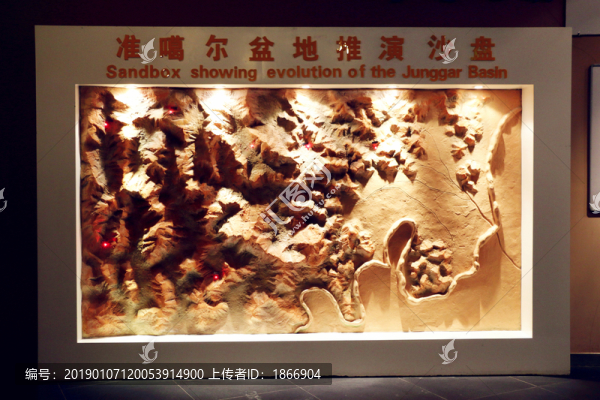 準噶爾盆地沙盤