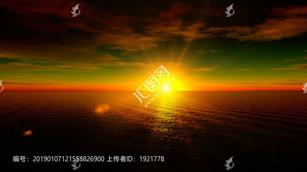 海上升日
