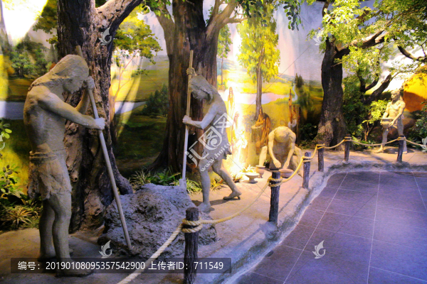 古人類勞動(dòng)場景