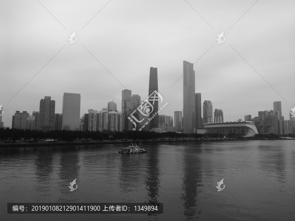 水墨廣州珠江新城