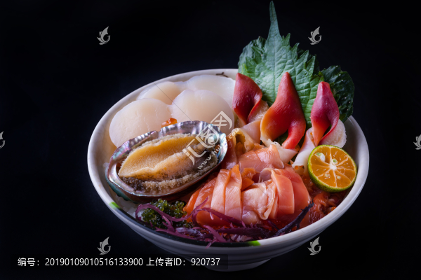 日式貝類刺身蓋飯