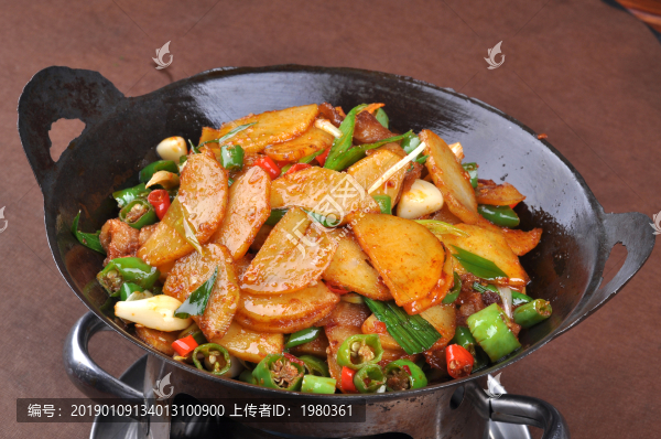 干鍋土豆片