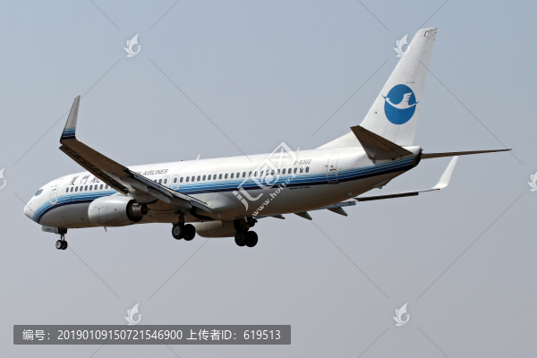 廈門航空飛機(jī)降落