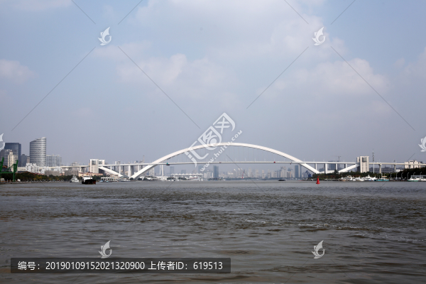 上海徐匯濱江盧浦大橋