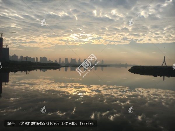 廈門集美杏林灣的早晨