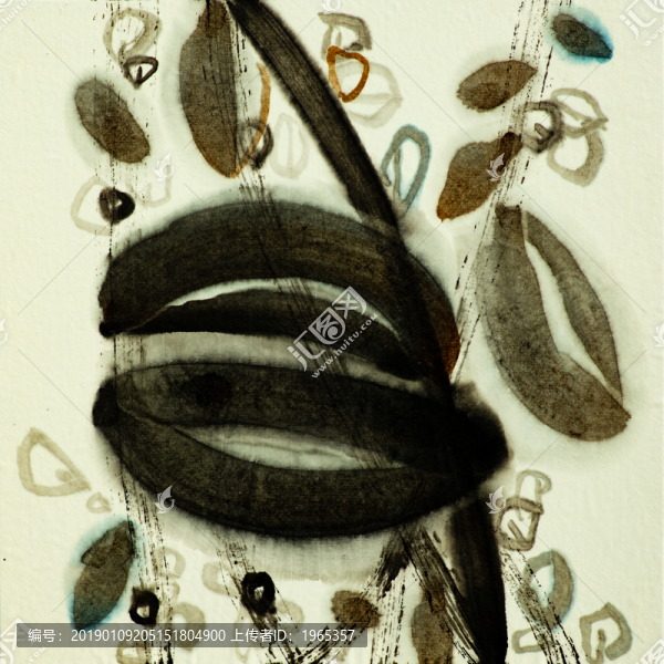 水墨抽象無(wú)框畫(huà)裝飾畫(huà)