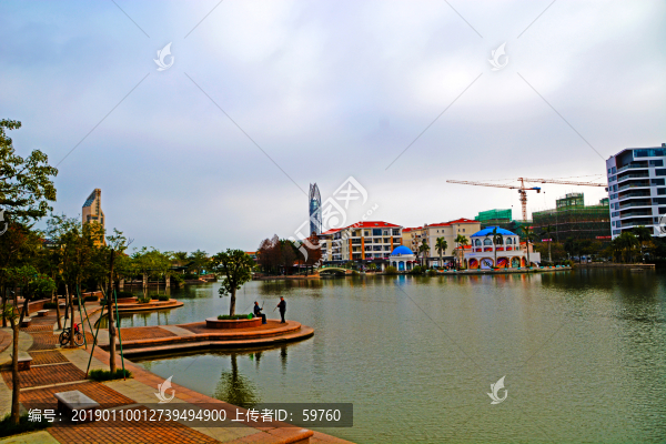 大梅沙奧特萊斯湖畔風(fēng)景