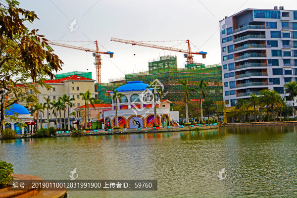 大梅沙奧特萊斯湖畔風(fēng)景