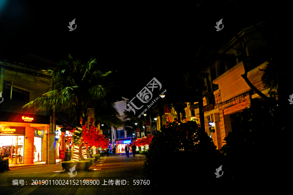 街頭道路夜色