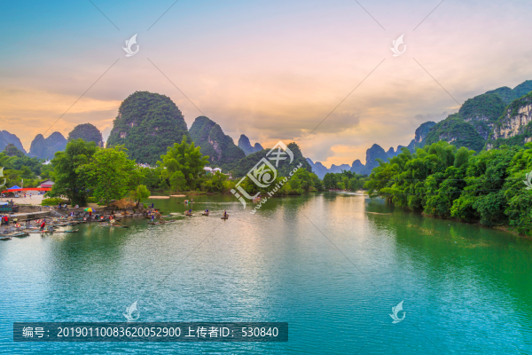 桂林漓江山水風景