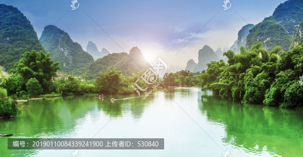 桂林漓江陽朔山水風(fēng)光