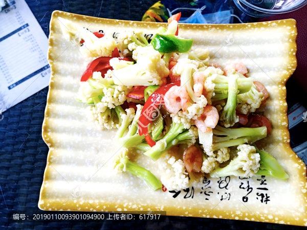 蝦仁炒時(shí)蔬