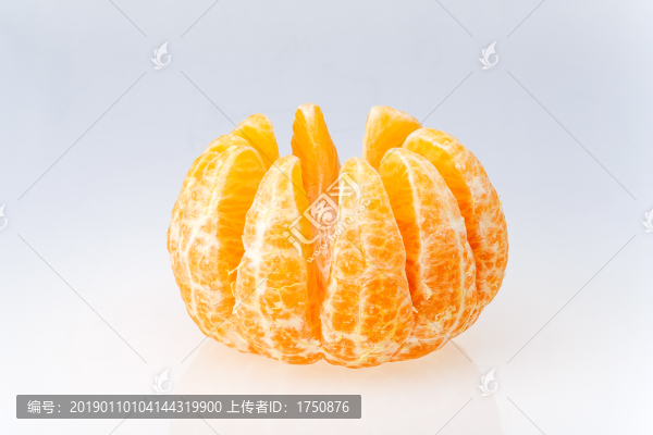 剝開的桔子