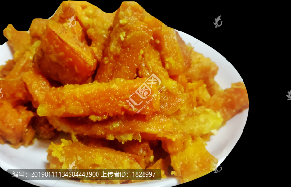 蛋黃焗南瓜圖