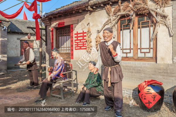 古代婚禮婚俗復(fù)原場景