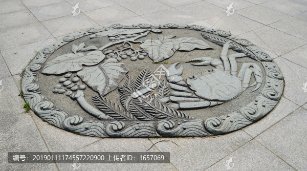 大閘蟹浮雕