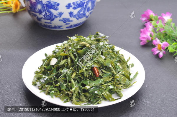 香蔥拌柳芽
