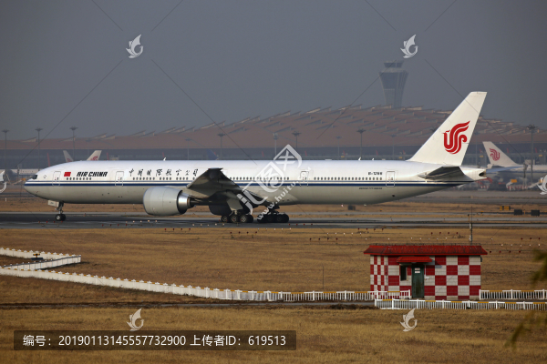中國(guó)國(guó)際航空公司的飛機(jī)