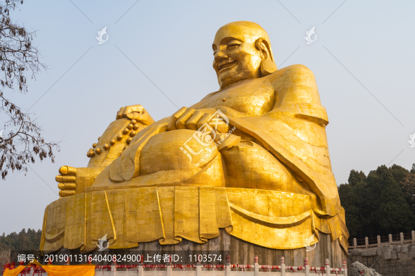 航拍濟(jì)南千佛山彌勒勝苑14