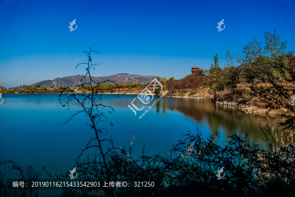 泰山石蠟河風光