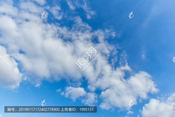 藍天白云