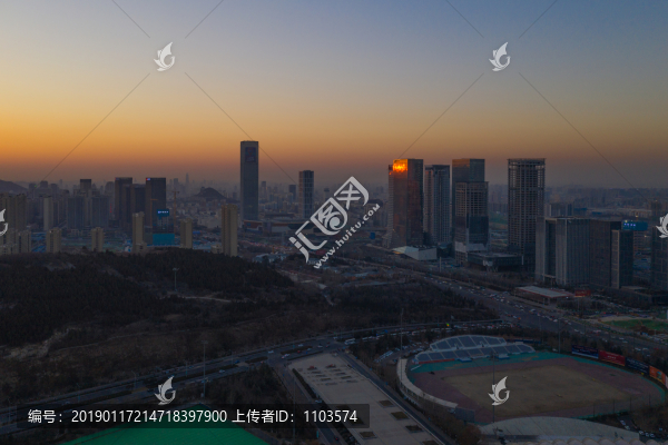 航拍濟南奧體中心全景03