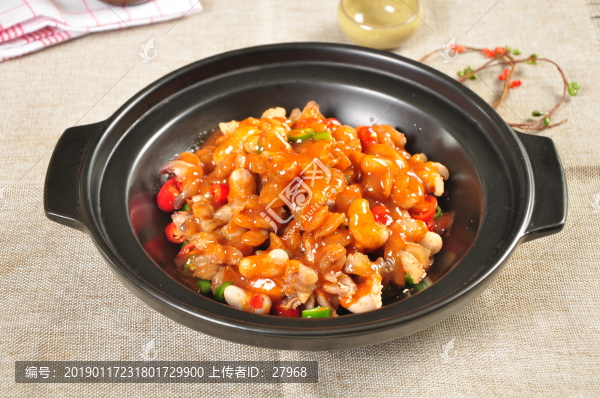 鞭花燜雞腰