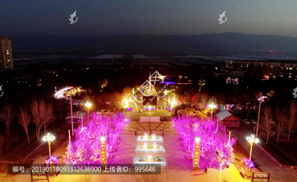 運城航天公園夜景