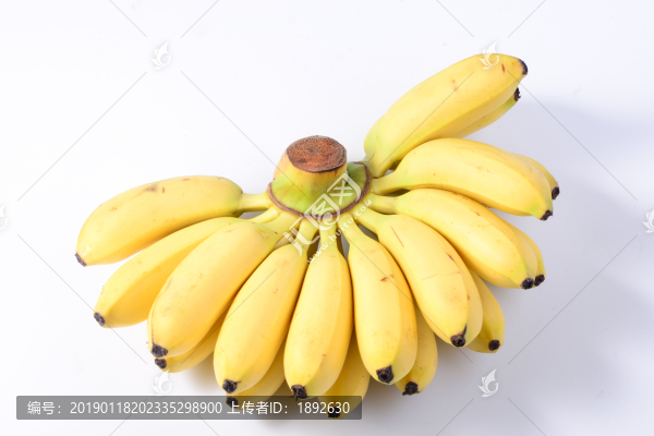 新鮮的皇帝蕉