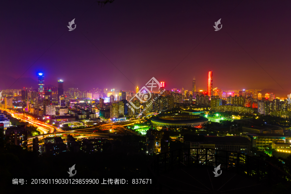 深圳全景夜景