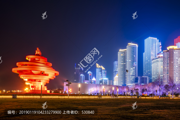 青島五四廣場夜景