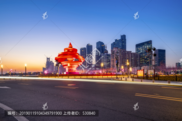 青島五四廣場夜景