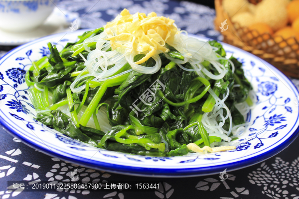 涼拌菠菜蒜蓉菠菜